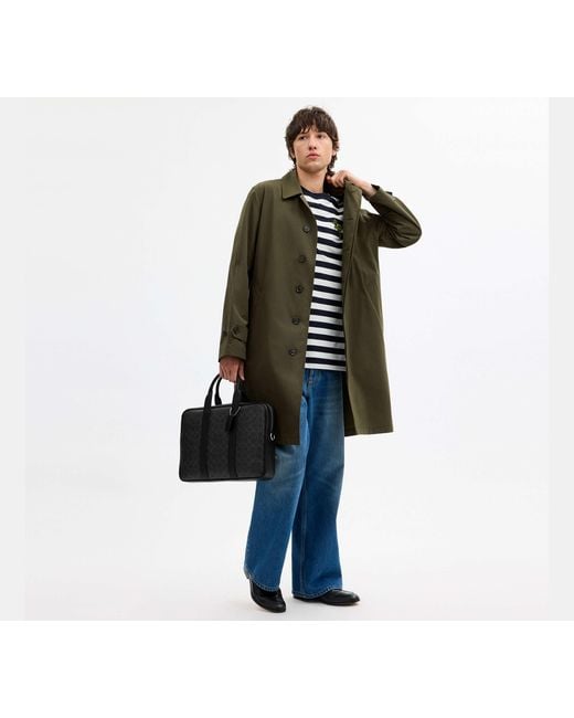Valigetta Austin di COACH in Black da Uomo