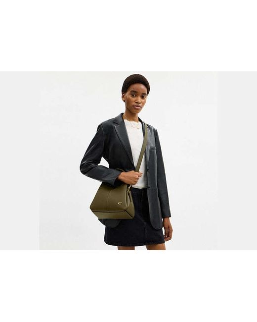 COACH Black Lana Shoulder Bag 23