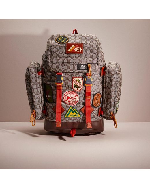 COACH Multicolor Upcrafted Utility Backpack In Signature Jacquard for men