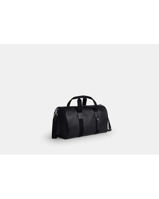 COACH Black Explorer Duffle Bag 45 for men