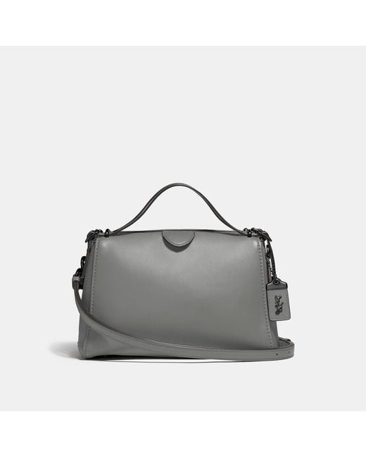 COACH Gray Laural Frame Bag