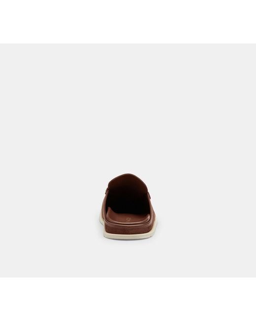 COACH Brown Loafer Mule for men