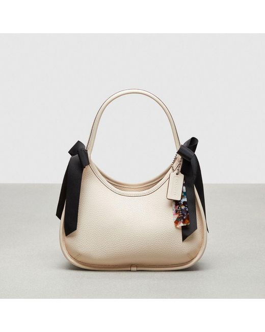 COACH Natural Ergo Bag In Topia Leather: Bows