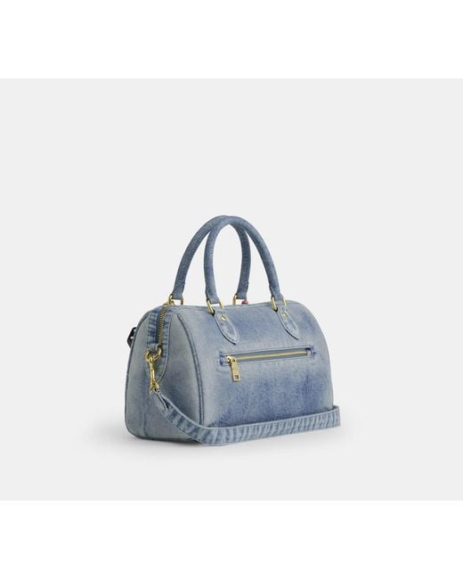COACH Black Rowan Satchel Bag