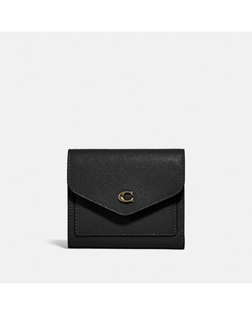 coach wallet women black