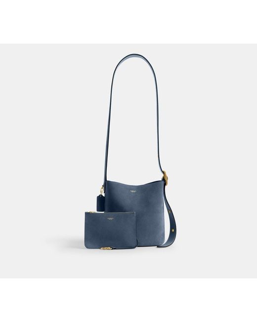 COACH Black Bleecker Bucket Bag 21