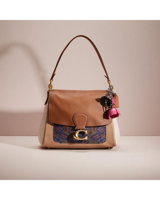 COACH Leather Upcrafted May Shoulder Bag In Colorblock Lyst