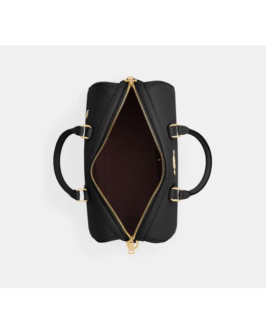 COACH Black Rowan Große Satchel
