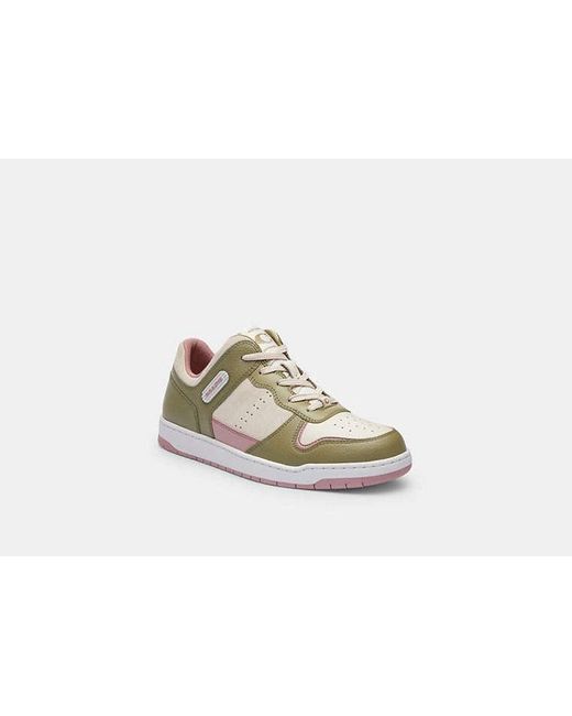 COACH White C201 Lowtop-Sneaker