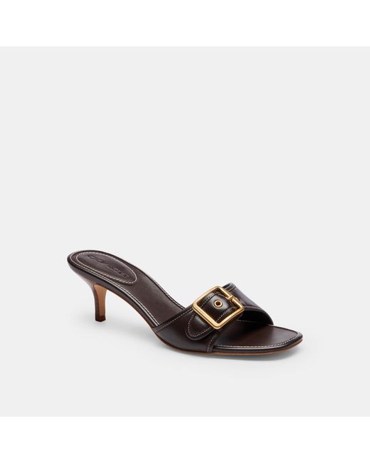 COACH Brown Margot Sandal