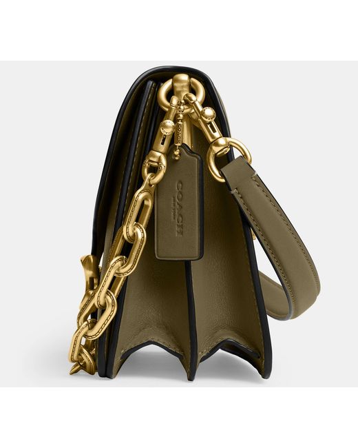 COACH Black Chain Tabby Shoulder Bag