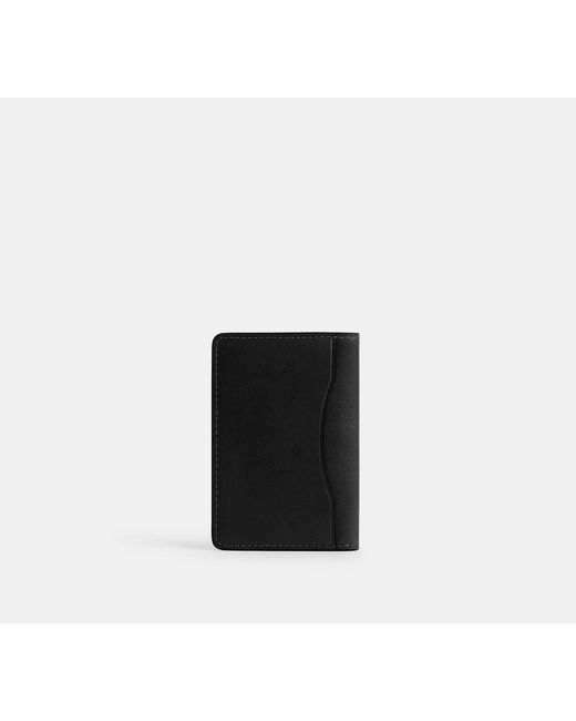 Portafoglio-Porta Carte Di Credito di COACH in Black da Uomo