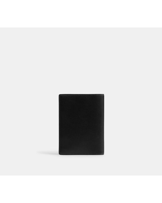 COACH Black Leather Document Case for men