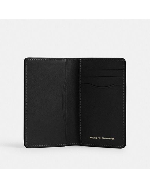 COACH Black Card Wallet for men