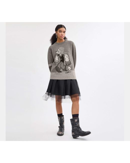 COACH Black Coach X Popeye Sweater