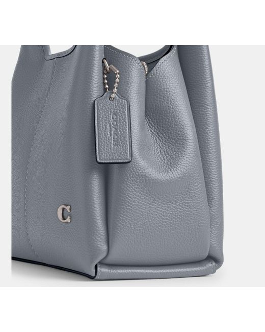 COACH Gray Lana Shoulder Bag 23
