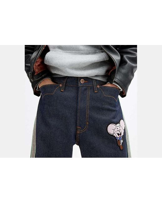 Vaqueros Retro COACH de hombre de color Black