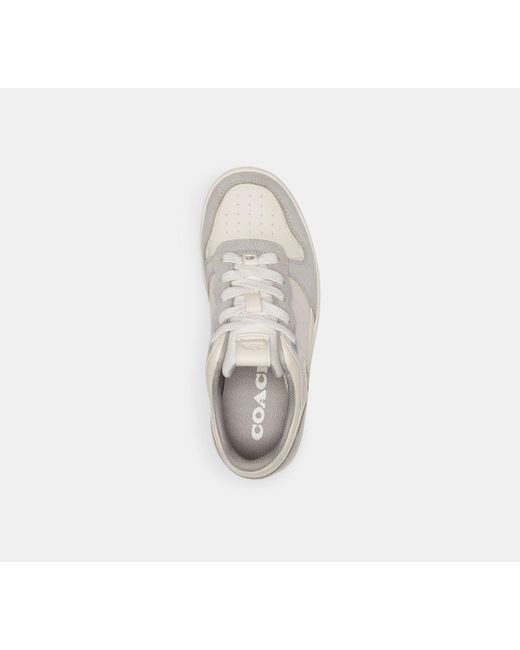 COACH White C201 Low Top Sneaker