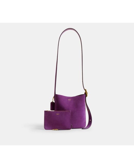 COACH Black Bleecker Bucket Bag 21