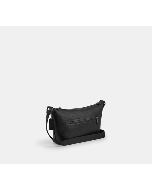 COACH Black Small Finn Crossbody Bag With Pouch for men