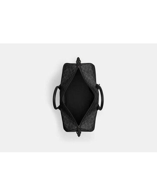 Sac Compass 45 En Toile Exclusive COACH pour homme en coloris Black