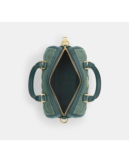 Coach Mini Rowan Crossbody Bag In Green 