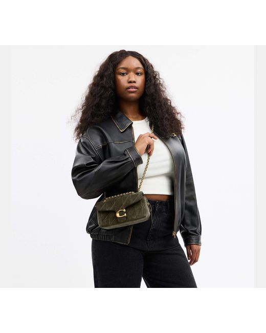 COACH Black Tabby Shoulder Bag 20