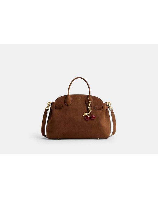 COACH Brown Soft Empire Carryall Bag 40