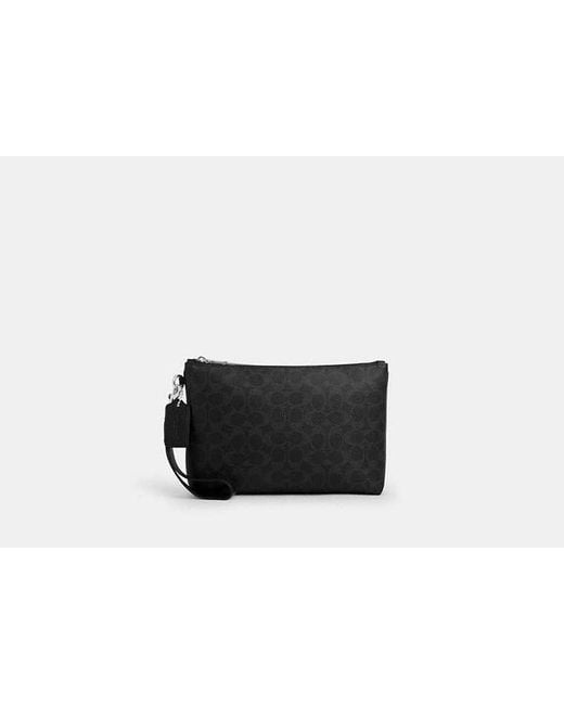COACH Black Pouch for men