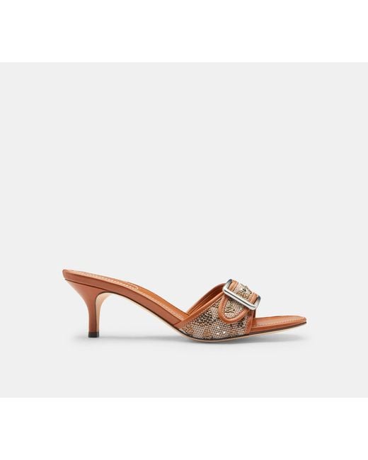 COACH Black Margot Sandal