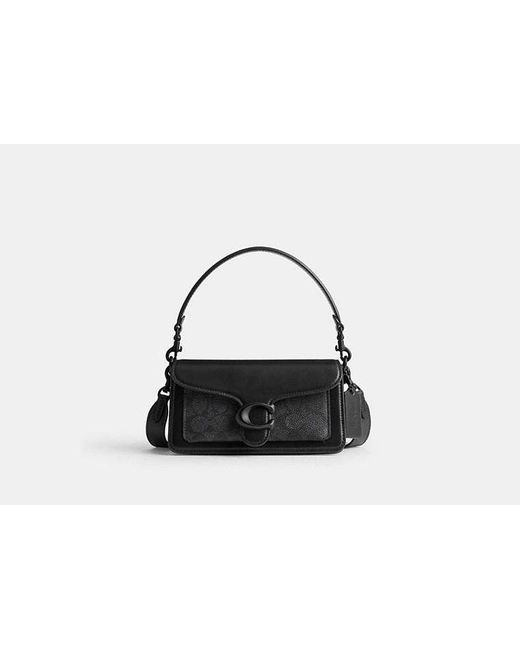 COACH Tabby Shoulder Bag 20 In Signature Canvas in Black Lyst UK