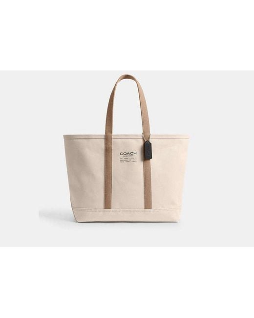 COACH Black Utility Tote Bag for men
