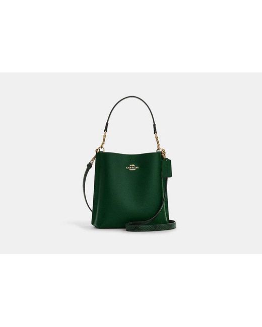 COACH Green Mollie Bucket Bag 22