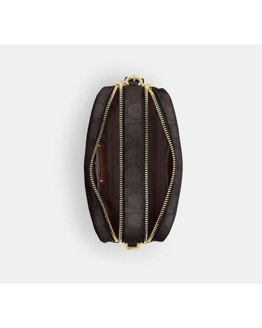 COACH Black Mini Carey Crossbody Bag