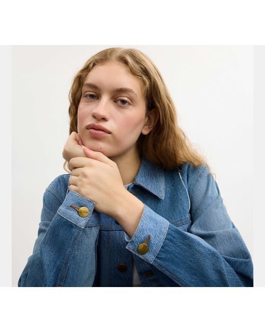 COACH Blue Repurposed Denim Jacket