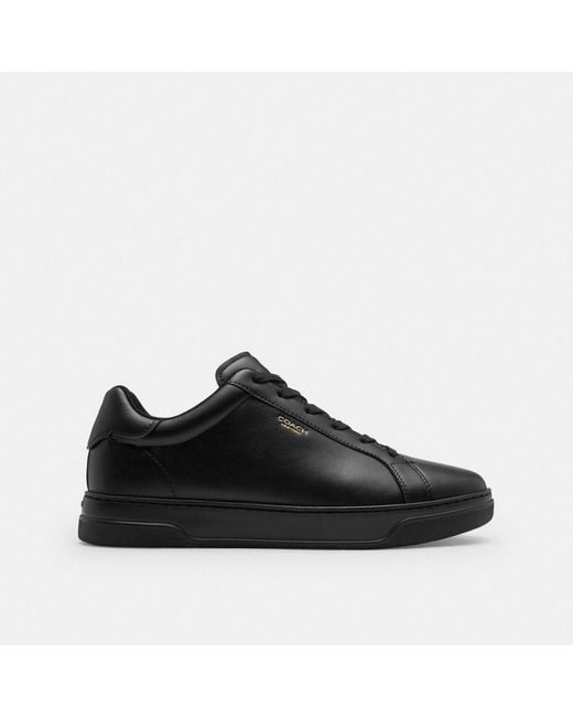 COACH Black High Line Sneaker for men
