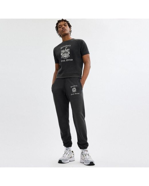 COACH Black Vintage Pull On Joggers for men