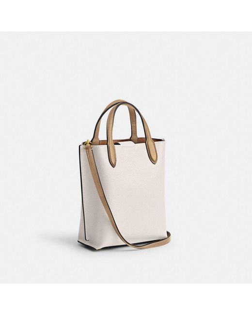 COACH Natural Willow Tote 16 In Colorblock