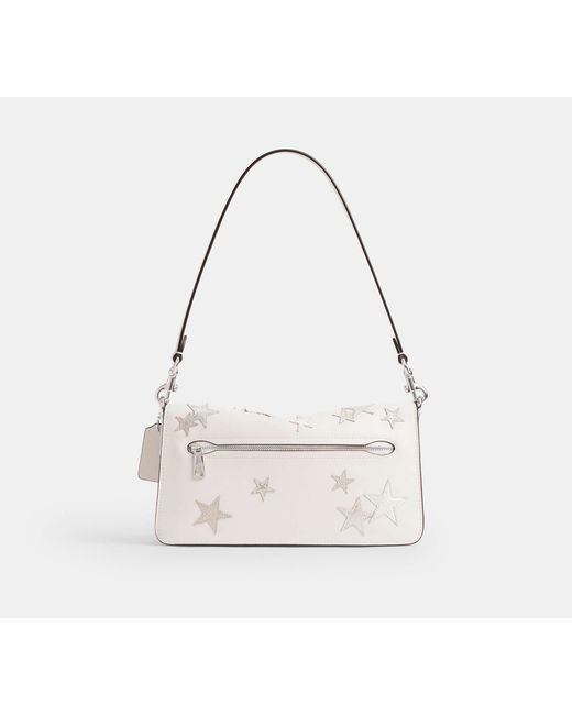 COACH Black Tabby Shoulder Bag 26 With Star Applique