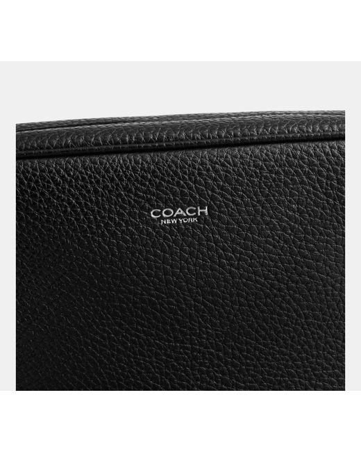 COACH Black Radio Camera Bag for men
