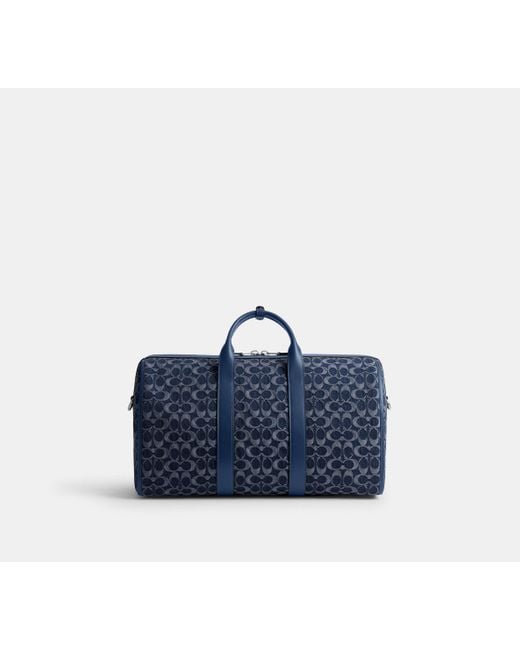 COACH Blue Gotham Duffle Bag 45 for men