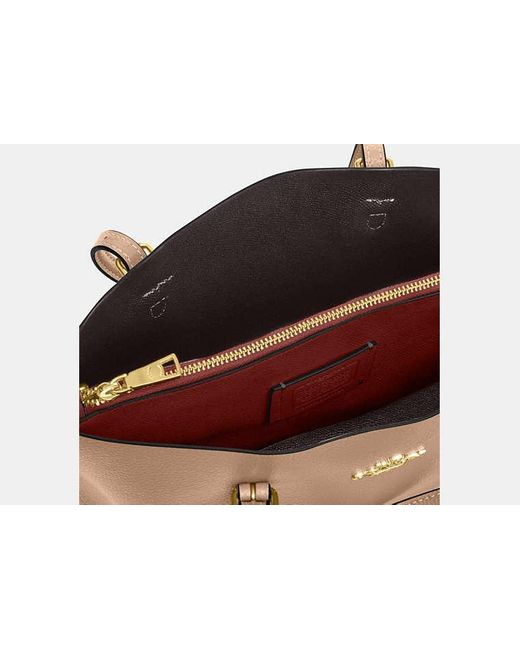 COACH Brown Mollie Tote Bag 25