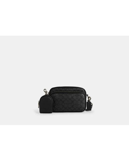 COACH Black Finlay Crossbody Bag for men