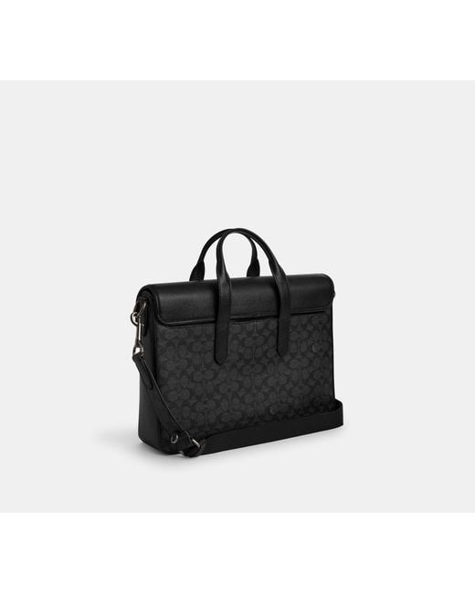 Cartella Portadocumenti Sullivan di COACH in Black da Uomo