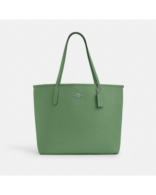 Cabas de ville COACH en coloris Green