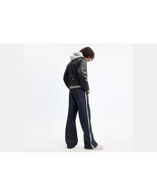 Vaqueros Retro COACH de hombre de color Black