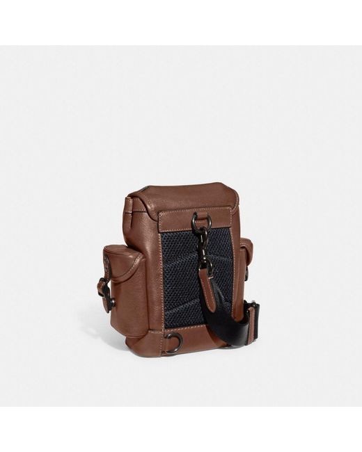COACH Hitch Backpack 13 in Brown for Men Lyst