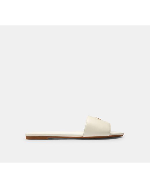 COACH Black Slide Sandal