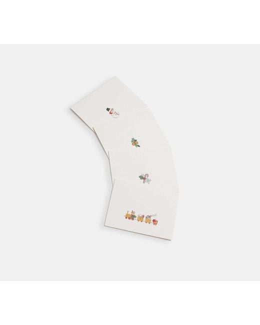 COACH Black Holiday Card Set