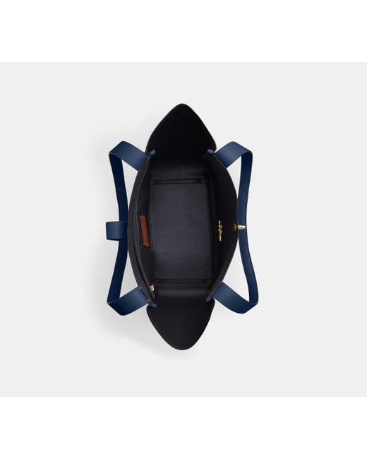 Borsa Larga Hadley Con Chiusura Girevole di COACH in Black